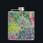 Claude Monet - De Iris Garden in Giverny Heupfles<br><div class="desc">The Iris Garden at Giverny / The Artists's Garden at Giverny - Claude Monet,  1899-1900</div>