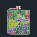 Claude Monet - De Iris Garden in Giverny Heupfles<br><div class="desc">The Iris Garden at Giverny / The Artists's Garden at Giverny - Claude Monet,  1899-1900</div>