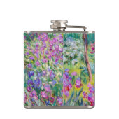 Claude Monet - De Iris Garden in Giverny Heupfles (Achterkant)