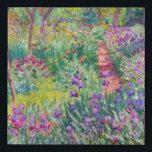 Claude Monet - De Iris Garden in Giverny Imitatie Canvas Print<br><div class="desc">The Iris Garden at Giverny / The Artists's Garden at Giverny - Claude Monet,  1899-1900</div>