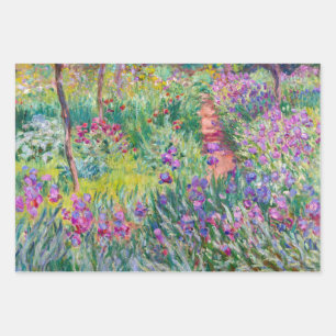 Claude Monet - De Iris Garden in Giverny Inpakpapier Vel