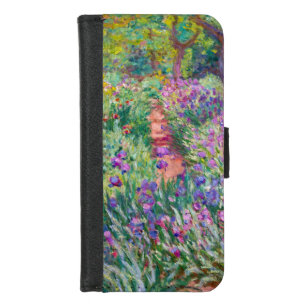 Claude Monet - De Iris Garden in Giverny iPhone 8/7 Portemonnee Hoesje