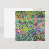 Claude Monet - De Iris Garden in Giverny Kaart (Voorkant / Achterkant)