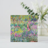 Claude Monet - De Iris Garden in Giverny Kaart (Staand voorkant)
