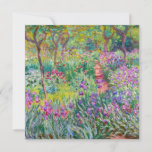 Claude Monet - De Iris Garden in Giverny Kaart<br><div class="desc">The Iris Garden at Giverny / The Artists's Garden at Giverny - Claude Monet,  1899-1900</div>