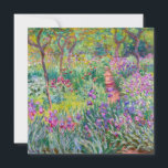Claude Monet - De Iris Garden in Giverny Kaart<br><div class="desc">The Iris Garden at Giverny / The Artists's Garden at Giverny - Claude Monet,  1899-1900</div>
