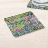 Claude Monet - De Iris Garden in Giverny Kartonnen Onderzetters (Schuin)