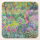 Claude Monet - De Iris Garden in Giverny Kartonnen Onderzetters (Voorkant)
