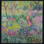 Claude Monet - De Iris Garden in Giverny Katoenen Servet<br><div class="desc">The Iris Garden at Giverny / The Artists's Garden at Giverny - Claude Monet,  1899-1900</div>