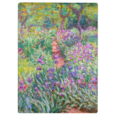 Claude Monet - De Iris Garden in Giverny Klembord (Achterkant)