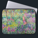 Claude Monet - De Iris Garden in Giverny Laptop Sleeve<br><div class="desc">The Iris Garden at Giverny / The Artists's Garden at Giverny - Claude Monet,  1899-1900</div>