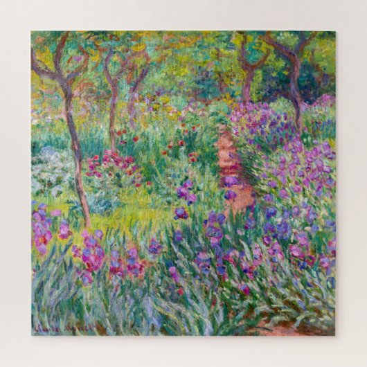 Claude Monet - De Iris Garden in Giverny Legpuzzel (Verticaal)