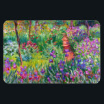 Claude Monet: De Iris Garden in Giverny Magneet<br><div class="desc">Een kleurrijke klassieke flexibele magneet met de iristuin van Giverny,  geschilderd door de Franse impressionistische schilder Claude Monet.</div>