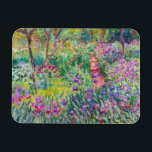 Claude Monet - De Iris Garden in Giverny Magneet<br><div class="desc">The Iris Garden at Giverny / The Artists's Garden at Giverny - Claude Monet,  1899-1900</div>