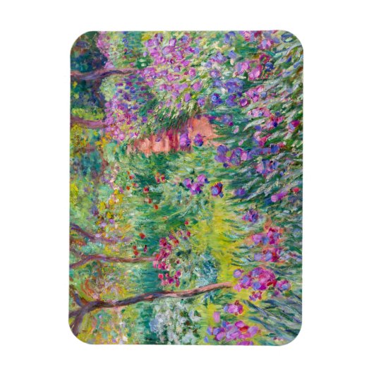 Claude Monet - De Iris Garden in Giverny Magneet (Verticaal)