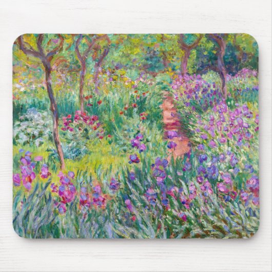 Claude Monet - De Iris Garden in Giverny Muismat (Voorkant)