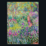 Claude Monet - De Iris Garden in Giverny Notitieboek<br><div class="desc">The Iris Garden at Giverny / The Artists's Garden at Giverny - Claude Monet,  1899-1900</div>
