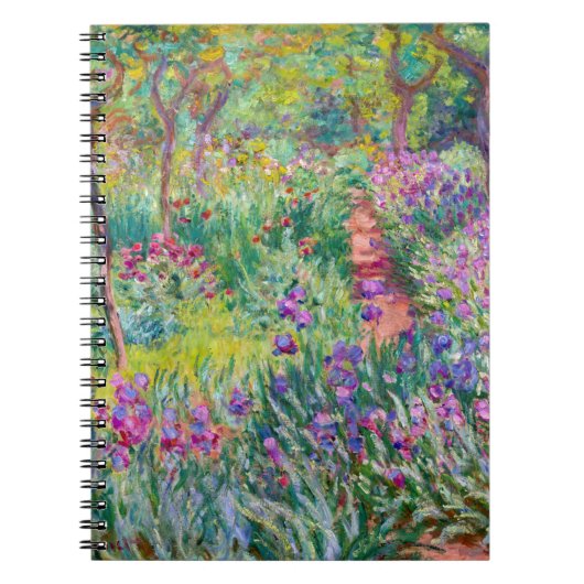 Claude Monet - De Iris Garden in Giverny Notitieboek (Voorkant)