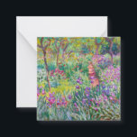 Claude Monet - De Iris Garden in Giverny Notitiekaartje<br><div class="desc">The Iris Garden at Giverny / The Artists's Garden at Giverny - Claude Monet,  1899-1900</div>