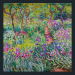 Claude Monet - De Iris Garden in Giverny Perfect Poster<br><div class="desc">The Iris Garden at Giverny / The Artists's Garden at Giverny - Claude Monet,  1899-1900</div>