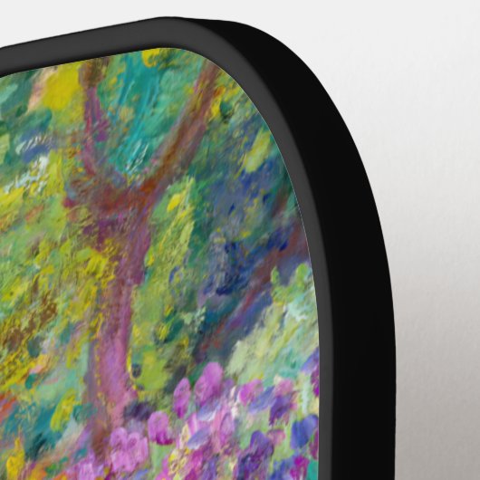 Claude Monet - De Iris Garden in Giverny Pickleball Paddle (Links Detail)