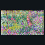 Claude Monet - De Iris Garden in Giverny Plaatskaart Houder<br><div class="desc">The Iris Garden at Giverny / The Artists's Garden at Giverny - Claude Monet,  1899-1900</div>