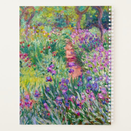 Claude Monet - De Iris Garden in Giverny Planner (Achterkant)