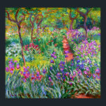 Claude Monet: De Iris Garden in Giverny Poster<br><div class="desc">Een kleurrijk klassiek poster met de iristuin van Giverny,  geschilderd door de Franse impressionistische schilder Claude Monet.</div>