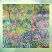 Claude Monet - De Iris Garden in Giverny Raamsticker (Vel 3)