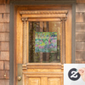 Claude Monet - De Iris Garden in Giverny Raamsticker (Huis Deur)