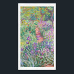 Claude Monet - De Iris Garden in Giverny Servet<br><div class="desc">The Iris Garden at Giverny / The Artists's Garden at Giverny - Claude Monet,  1899-1900</div>