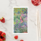 Claude Monet - De Iris Garden in Giverny Servet (Insitu)