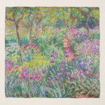 Claude Monet - De Iris Garden in Giverny Sjaal<br><div class="desc">The Iris Garden at Giverny / The Artists's Garden at Giverny - Claude Monet,  1899-1900</div>