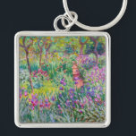 Claude Monet - De Iris Garden in Giverny Sleutelhanger<br><div class="desc">The Iris Garden at Giverny / The Artists's Garden at Giverny - Claude Monet,  1899-1900</div>