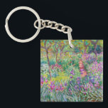 Claude Monet - De Iris Garden in Giverny Sleutelhanger<br><div class="desc">The Iris Garden at Giverny / The Artists's Garden at Giverny - Claude Monet,  1899-1900</div>