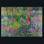 Claude Monet De Iris Garden in Giverny Snijplank<br><div class="desc">Een charmante klassieke glazen snijplaat met de iristuin van Giverny,  geschilderd door de Franse impressionistische schilder Claude Monet.</div>