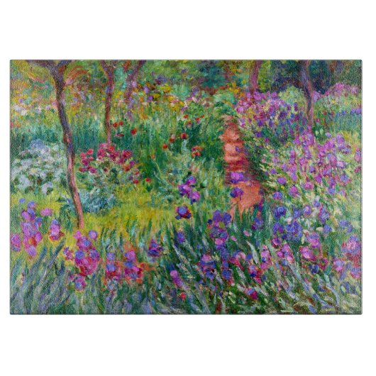 Claude Monet De Iris Garden in Giverny Snijplank (Voorkant)