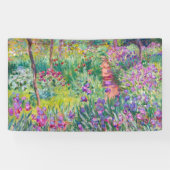 Claude Monet - De Iris Garden in Giverny Spandoek (Horizontaal)