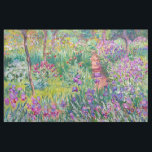 Claude Monet - De Iris Garden in Giverny Stof<br><div class="desc">The Iris Garden at Giverny / The Artists's Garden at Giverny - Claude Monet,  1899-1900</div>