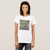 Claude Monet - De Iris Garden in Giverny T-shirt (Voorkant volledig)