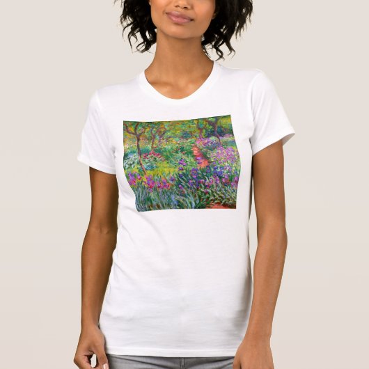 Claude Monet De Iris Garden in Giverny T-shirt (Voorkant)