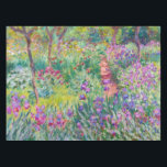 Claude Monet - De Iris Garden in Giverny Tafelkleed<br><div class="desc">The Iris Garden at Giverny / The Artists's Garden at Giverny - Claude Monet,  1899-1900</div>
