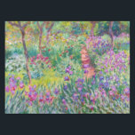 Claude Monet - De Iris Garden in Giverny Tafelkleed<br><div class="desc">The Iris Garden at Giverny / The Artists's Garden at Giverny - Claude Monet,  1899-1900</div>