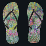 Claude Monet - De Iris Garden in Giverny Teenslippers<br><div class="desc">The Iris Garden at Giverny / The Artists's Garden at Giverny - Claude Monet,  1899-1900</div>