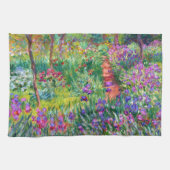 Claude Monet De Iris Garden in Giverny Theedoek (Horizontaal)