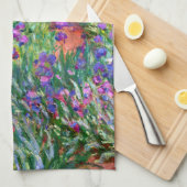 Claude Monet De Iris Garden in Giverny Theedoek (Quarter Fold)