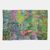 Claude Monet De Iris Garden in Giverny Theedoek (Horizontaal)