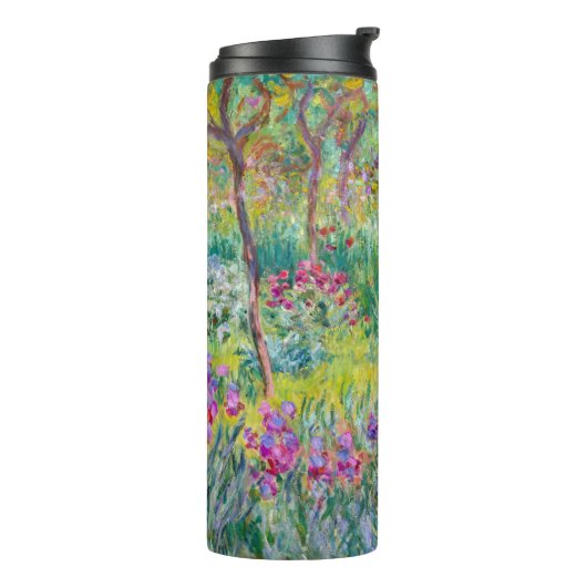 Claude Monet - De Iris Garden in Giverny Thermosbeker (Gedraaid links)