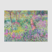 Claude Monet - De Iris Garden in Giverny Tissuepapier (Voorkant)