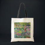 Claude Monet - De Iris Garden in Giverny Tote Bag<br><div class="desc">The Iris Garden at Giverny / The Artists's Garden at Giverny - Claude Monet,  1899-1900</div>